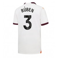 Manchester City Ruben Dias #3 Gostujuci Dres 2023-24 Kratak Rukav
